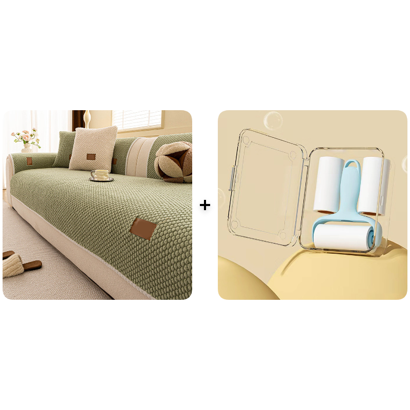 Förtjockad Halksäker Sofföverdrag – Ultramjuk, Tvättbar, Reptålig & Husdjursvänlig, 4 Färger 🛋️✨