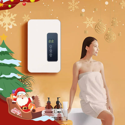 🚿50 % RABATT OG GRATIS FRAKT!✨Tankløs varmtvannsbereder⚡Digital temperaturkontroll med kompakt design for umiddelbar varmtvannsforsyning🌡️