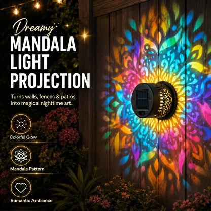 📢📢50% RABATT!!! ⏰Soldriven Mandala-Projektorlampa