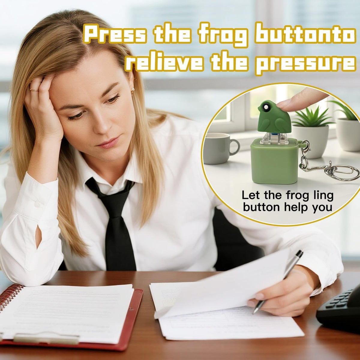 🔥Heta erbjudanden - Upp till 50% rabatt🔥Frog Croak Fidget-leksak - Uppladdningsbar Grodkväkande Nyckelring, Grodkväkande Stresslindrare med Färgade Ljus, Rolig och Bärbar Ångestlindrande Leksak