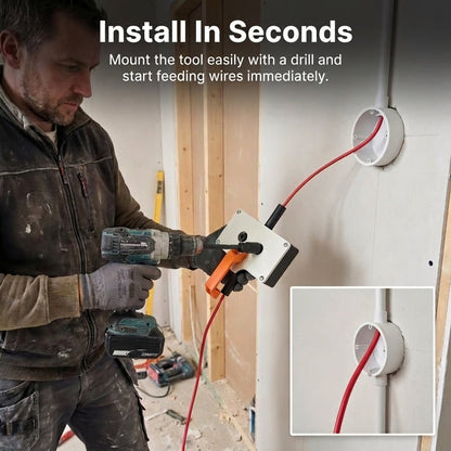 🔧 50% RABATT! ⚡ Effektiv Kabeldragare – Enkel Hantering, Robust & Perfekt För Elektriska Installationer 🛠️