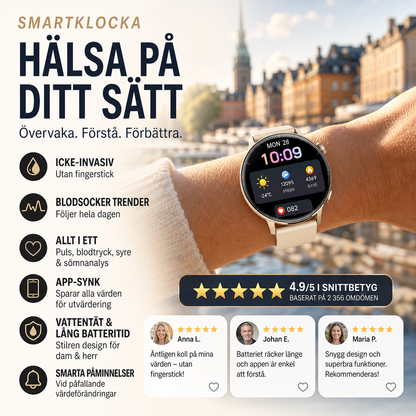 ✨⌚-50 % | Smartklocka med många funktioner