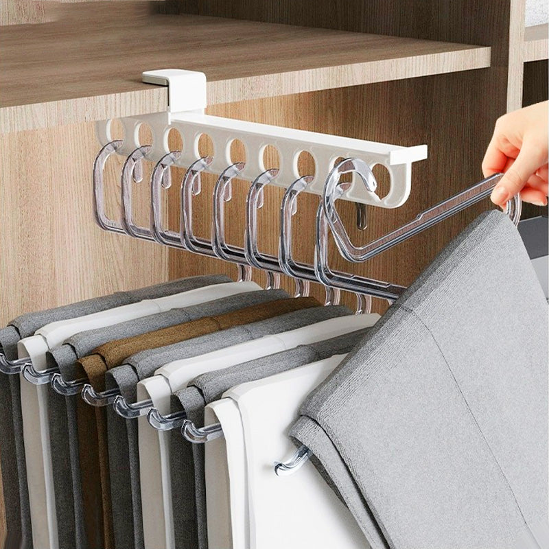 🧺 50% RABATT! 🚪 Utdragbar Garderobsorganisatör – Maximerar Utrymme, Enkel Installation & För Kläder/Skor 👠