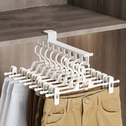 🧺 50% RABATT! 🚪 Utdragbar Garderobsorganisatör – Maximerar Utrymme, Enkel Installation & För Kläder/Skor 👠