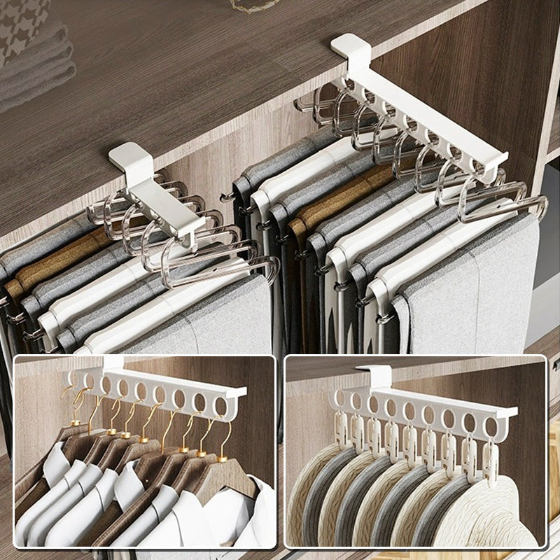 🧺 50% RABATT! 🚪 Utdragbar Garderobsorganisatör – Maximerar Utrymme, Enkel Installation & För Kläder/Skor 👠