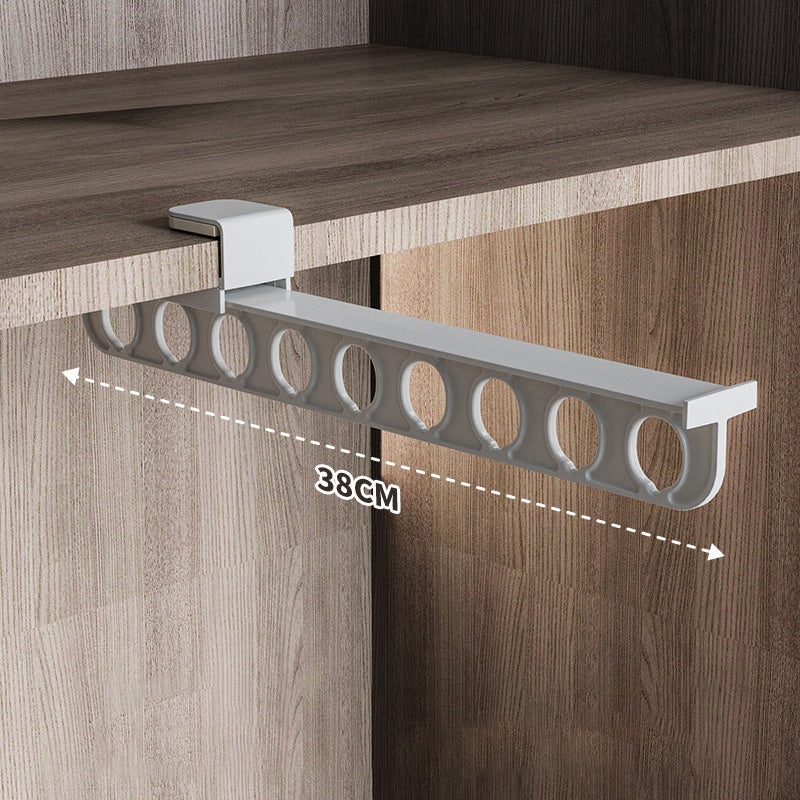 🧺 50% RABATT! 🚪 Utdragbar Garderobsorganisatör – Maximerar Utrymme, Enkel Installation & För Kläder/Skor 👠