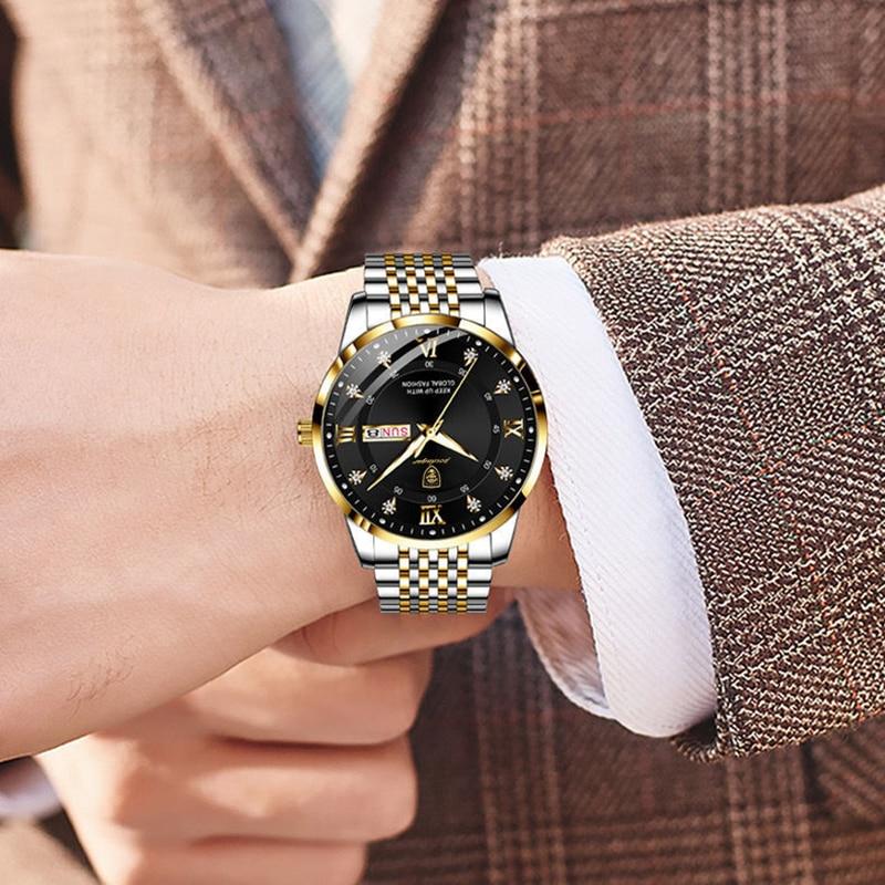 🎁Hot Sale 50% OFF⏳Men's Waterproof Luminous Calendar Quartz Watch