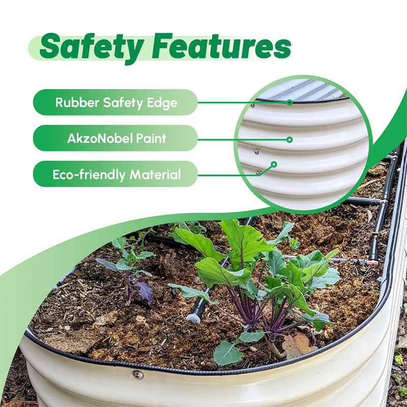 🌱 METALLFÖRHÖJDA ODLAKBÄDDAR 🔥 🚚 GRATIS FRAKT & Snabb leverans ✅ Hållbar galvaniserad stålkonstruktion ✅ Ergonomisk höjd - mindre ryggont ✅ Perfekt för grönsaker, örter & blommor