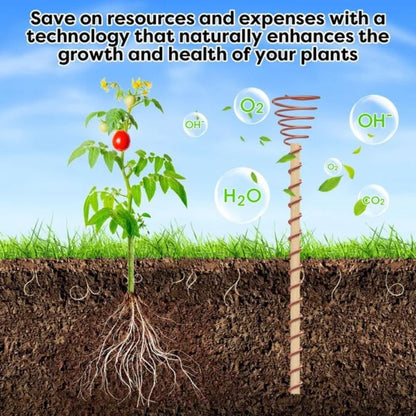 🔥 50% RABATT 🌱 Electro Culture Kopparantenn med enkel tråd – naturlig energi för starkare växttillväxt & grönare trädgård ✨
