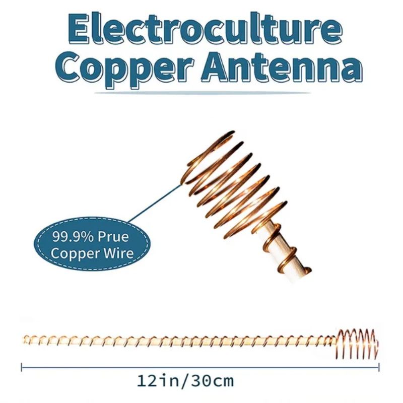 🔥 50% RABATT 🌱 Electro Culture Kopparantenn med enkel tråd – naturlig energi för starkare växttillväxt & grönare trädgård ✨
