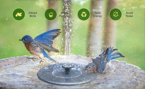 🔥Hot Sales 50% RABATT🔥🔥Soldrivna fågelfontäner🐦️