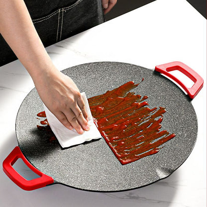🔥 50% RABATT! Fri frakt! 🔥 🍳 Non-stick elektrisk bakplåt ✨ Lämplig för inomhus- och utomhusbruk ⚡ Nyckelfunktioner: ✅ Extra stor yta (40x25 cm) - kan grilla 4 portioner samtidigt ✅ Justerbar temperatur (80-230°C) ✅ Lätt att rengöra