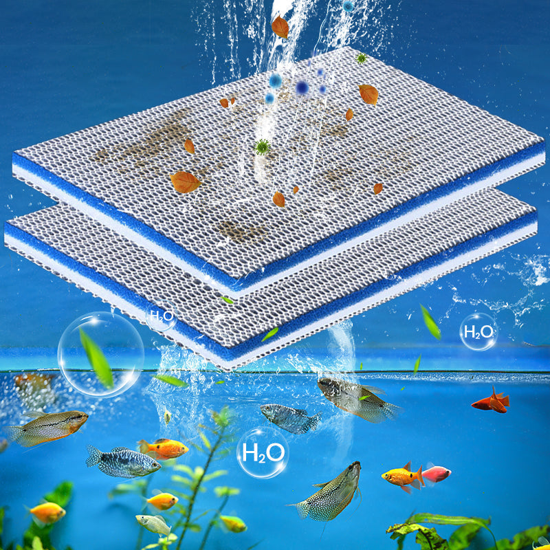 🐠Halva priset under en begränsad tid-Professionellt 8D filterskum med hög densitet för akvarier.