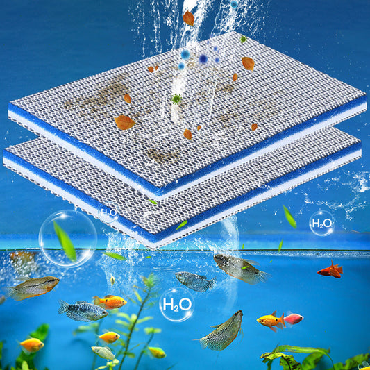 🐠Halv pris i en begrenset periode – Profesjonelt 8D filterskum med høy tetthet for akvarier.