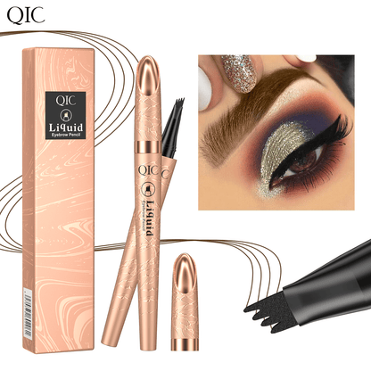 ✏️ KÖP 1, FÅ 1 GRATIS! ✨ 3D Microblading Penna – Vattentät, 4-in-1 Spets & Naturlig Ögonbrynseffekt 💄
