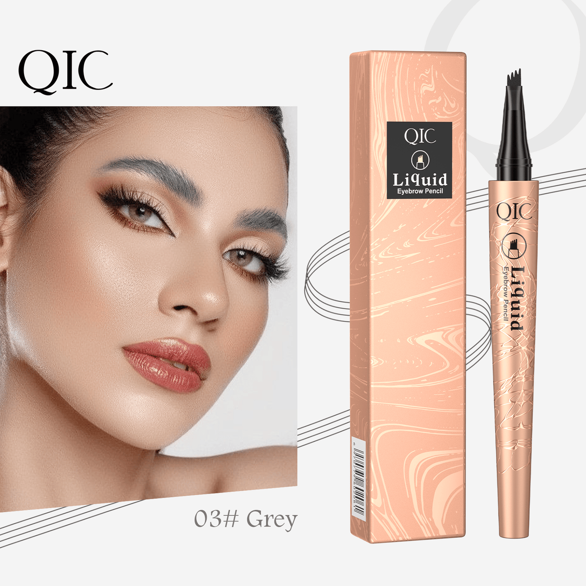 ✏️ KÖP 1, FÅ 1 GRATIS! ✨ 3D Microblading Penna – Vattentät, 4-in-1 Spets & Naturlig Ögonbrynseffekt 💄