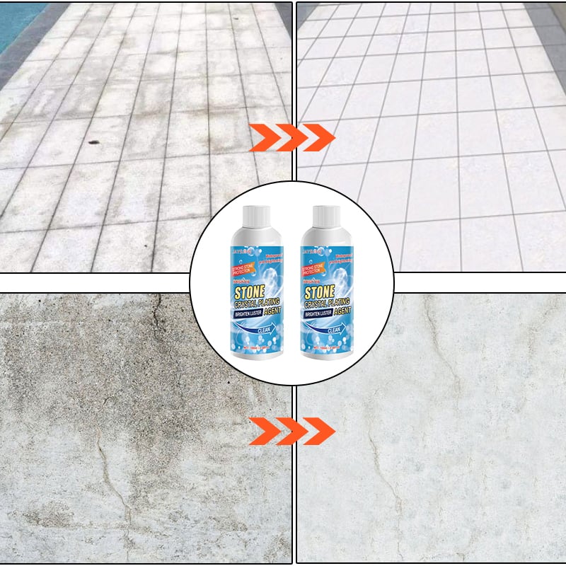 🧼 KÖP 2 FÅ 3! ✨ Stenfläckborttagningsmedel - Tar Effektivt Bort Oxidation, Rost och Fläckar från Olika Ytor 🌟🪨