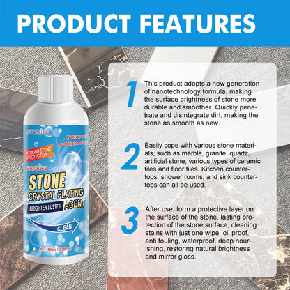 🧼 KÖP 2 FÅ 3! ✨ Stenfläckborttagningsmedel - Tar Effektivt Bort Oxidation, Rost och Fläckar från Olika Ytor 🌟🪨