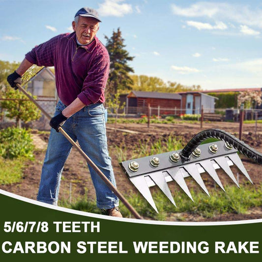 🍂🔥 TIDLIG HØSTS BESTE TILBUD! 🌿 5/6/7/8-TENNERS KARBONSTÅL WEED RACER – EKSTRA SLITESTERK OG EFFEKTIV