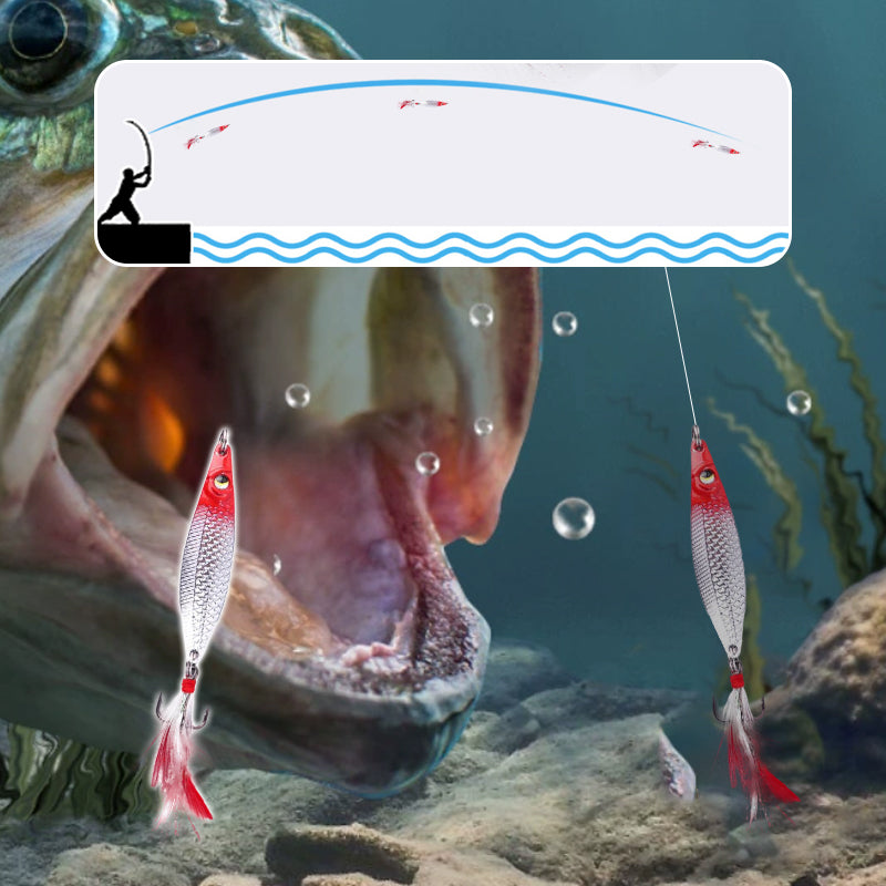 🚣 "S-Form Järnplatta – Fånga Fisk Varje Kast! 🎣🔥"