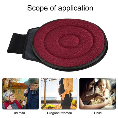 🪑✨ 360° Roterande Sittdyna - Ergonomiskt Stöd för Kontorsstol och Bil med Minnesskumkärna 🔄💺
