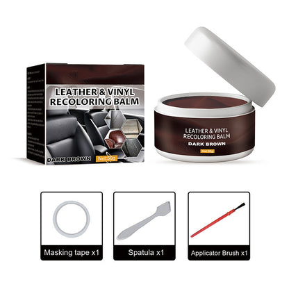 Renoveringspasta för läder✨Lämplig för lädermöbler, läderskor, läderväskor och läderkläder✨