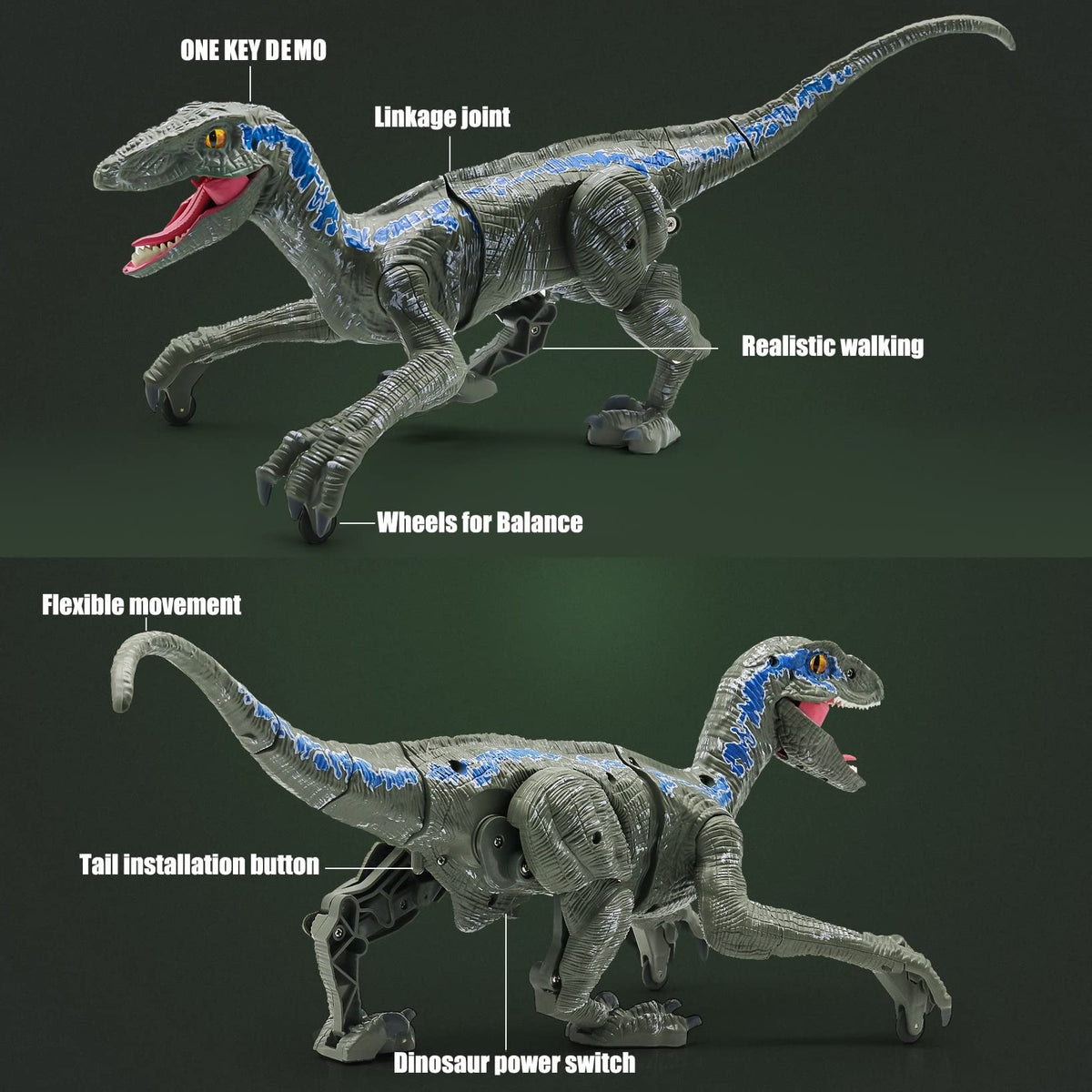 Fjärrkontroll dinosaurie leksak