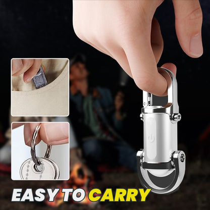 🔥Rea på topp🔥1200LM Superljus Mini Nyckelringsficklampa Vattentät