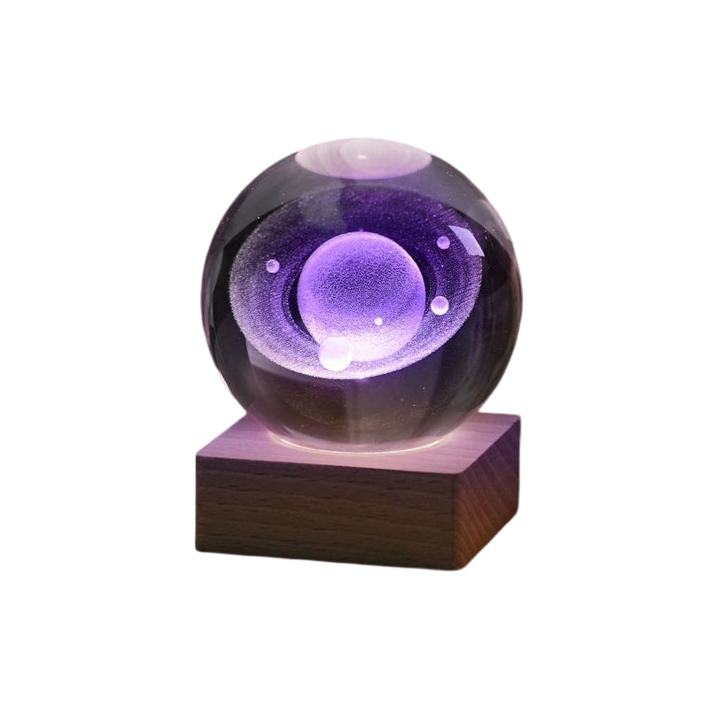 🥳2026 HOT SALE🥳💞50 000+ SÅLDA!💫🌌 Ta med galaxen in i ditt rum. 3D-kristallkula nattlampa – 50 % RABATT! ✨🌙