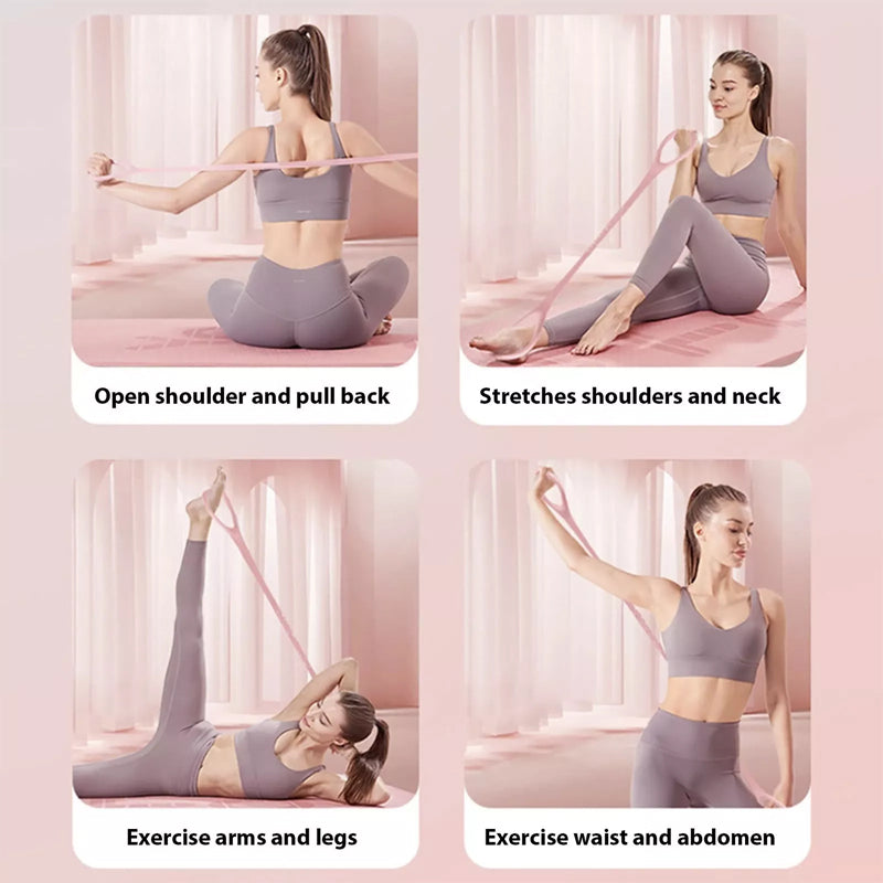 🎁Köp 1 få 1 gratis🎁Stretchband för yoga, pilates