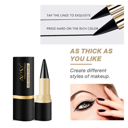 ❤️KÖP 1 FÅ 1 GRATIS❤️Viral profession Kajal Eyeliner Pen Gel - Snabbtorkande formula för ögonkontur