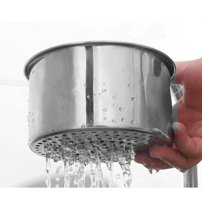 🛒50% RABATT NU! 🦢Svanformad korg i rostfritt stål för diskbänk – Praktisk silkorg för köksavfall & diskning 🧼✨