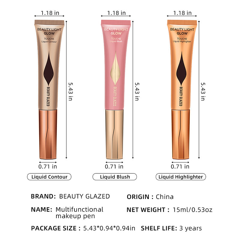 ⭐Köp 1 få 1 gratis⭐Multifunktionell sminkborste Highlighter Shadow Finishing Stick