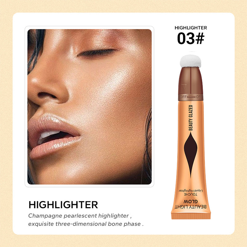 ⭐Köp 1 få 1 gratis⭐Multifunktionell sminkborste Highlighter Shadow Finishing Stick
