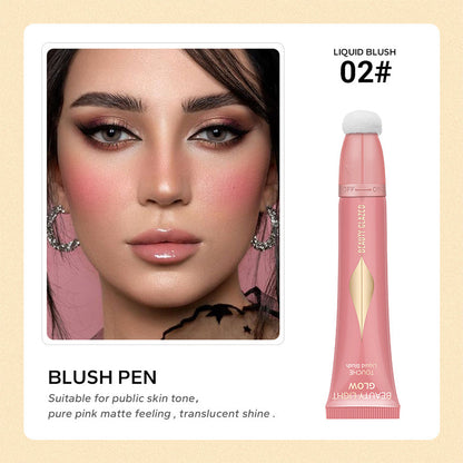 ⭐Köp 1 få 1 gratis⭐Multifunktionell sminkborste Highlighter Shadow Finishing Stick