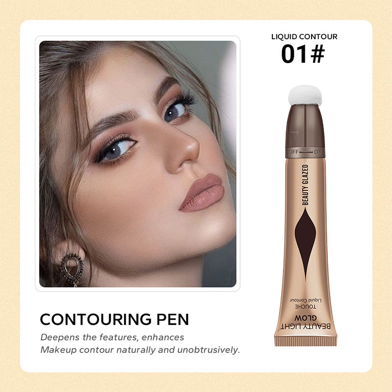 ⭐Köp 1 få 1 gratis⭐Multifunktionell sminkborste Highlighter Shadow Finishing Stick