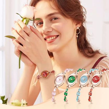 💎👑 "Skandalöst Elegant: Zirkonklockan som får hela kontoret att viska! ✨ 8 färgval + 24K förgylld detalj – Din handled blir catwalk"