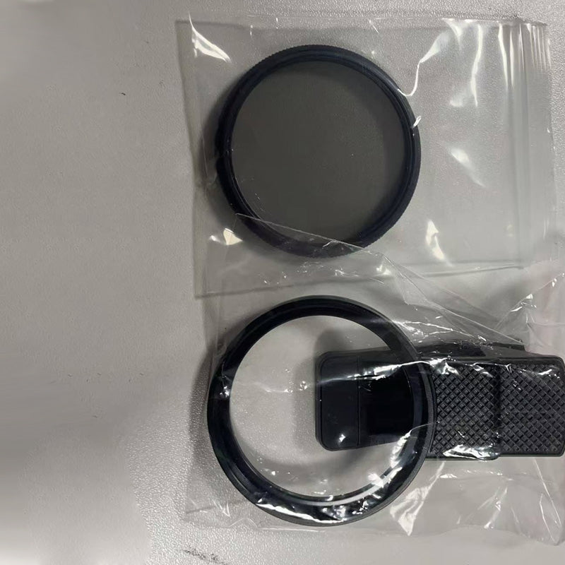 Sirkulært polariseringsfilter med ultrasmal klips