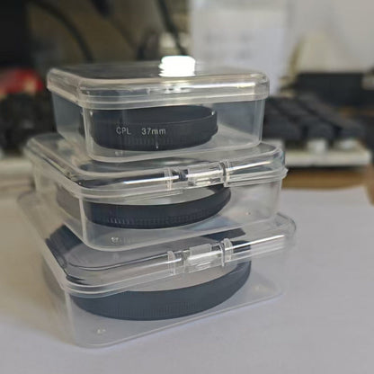Sirkulært polariseringsfilter med ultrasmal klips