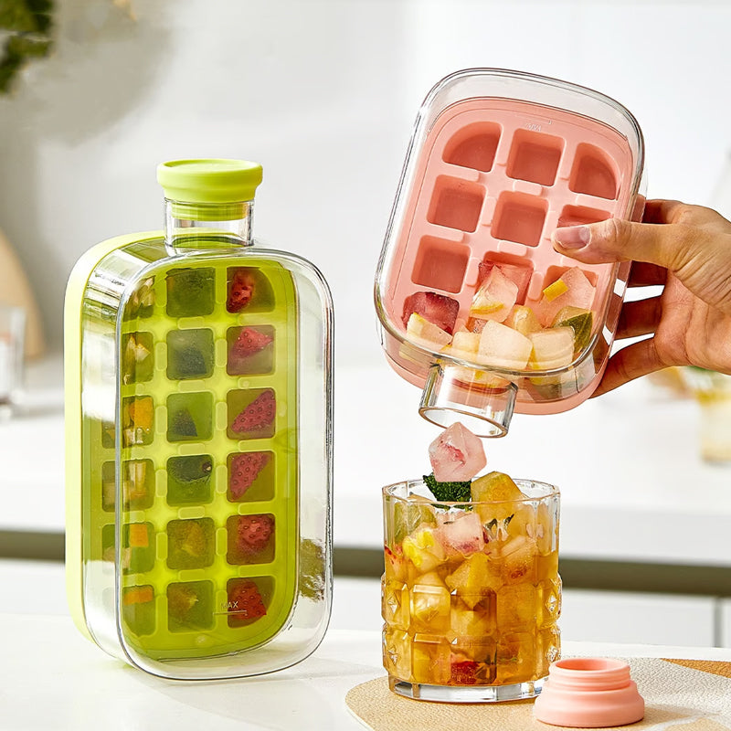 🧊✨ "Gör isbitar utan blöta händer! ❄️💦 Upptäck världens smartaste iskubsformer - fyll, vrid och poppa 24 perfekta isbitar på 1 sekund!" 🇸🇪👌