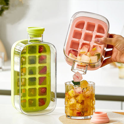 🧊✨ "Gör isbitar utan blöta händer! ❄️💦 Upptäck världens smartaste iskubsformer - fyll, vrid och poppa 24 perfekta isbitar på 1 sekund!" 🇸🇪👌