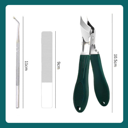 💅❄️ "SLUTT PÅ NEGLEKATATROFER! ✂️🛡️ Antislakk 3-delers sett med ergonomisk grep – Designet for svenske vinterfingre" 🌨️🧤