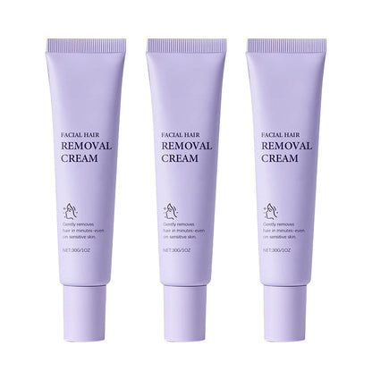 💖 Mild & Smärtfri Ansikts-Hårborttagningskräm – 100% Naturlig och Dermatologiskt Testad! 🌿✨