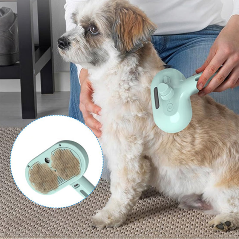 ✨ Djurhårborttagningskam med Spray – Mild för Katten & Hunden! 🧴🐾