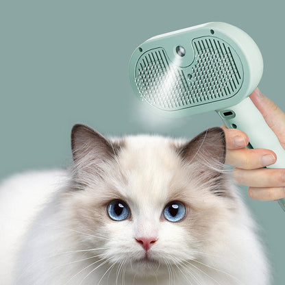 ✨ Djurhårborttagningskam med Spray – Mild för Katten & Hunden! 🧴🐾