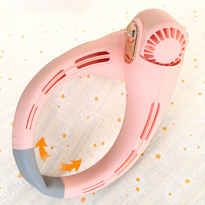 🥳2026 HETFÖRSÄLJNING🥳💞ÖVER 50 000 SÅLDA!🍃 Halsfläkt med luftkylning – ultratyst, 360° roterbar, 3 hastigheter. Handsfri kylning, lång batteritid. Sommarmåste! 😎🌬️