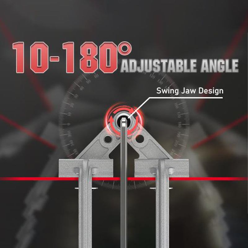 🔥 Justerbar rörklämma för svetsning och trä🔧✨ ⚙️ Universal - Lämplig för olika material och storlekar 💪 Super Grip - Håll stadigt medan du arbetar 🔨 Dubbel användning - Perfekt för svetsning och träbearbetning
