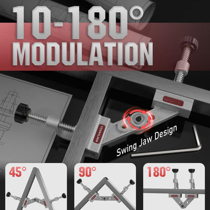 🔥 Justerbar rörklämma för svetsning och trä🔧✨ ⚙️ Universal - Lämplig för olika material och storlekar 💪 Super Grip - Håll stadigt medan du arbetar 🔨 Dubbel användning - Perfekt för svetsning och träbearbetning