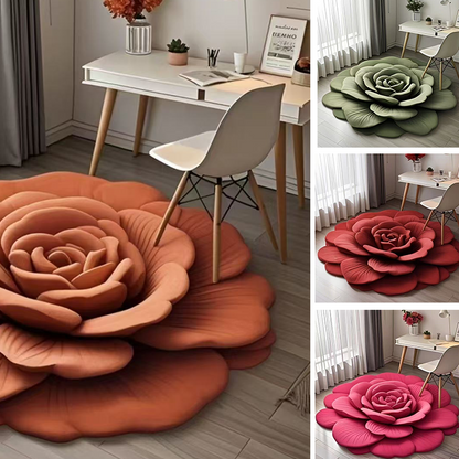 🌸Blommig Lyx Golvmatta 🏡 ✨ Mjuk plysch + kiselgur, bekvämare 🌿Huvudfunktioner: ✅ Dubbelsidig design - ena sidan är mjuk plysch, den andra sidan är diatoméjord ✅Lätt att rengöra ✅Anti-halk design