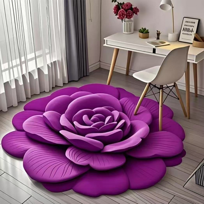 🌸Blommig Lyx Golvmatta 🏡 ✨ Mjuk plysch + kiselgur, bekvämare 🌿Huvudfunktioner: ✅ Dubbelsidig design - ena sidan är mjuk plysch, den andra sidan är diatoméjord ✅Lätt att rengöra ✅Anti-halk design